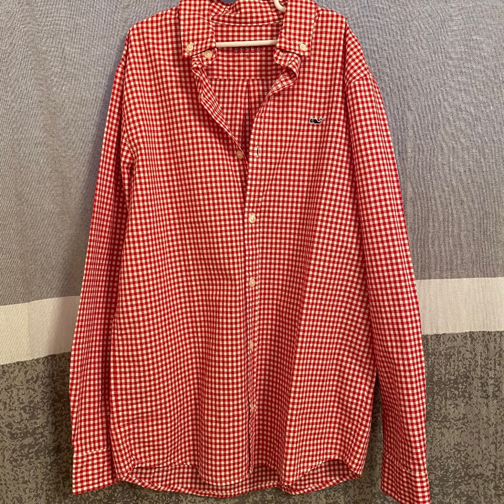 Vineyard vine boys dress shirt